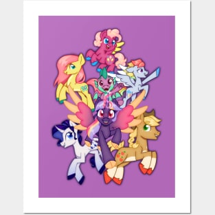 Redesign Pony Friends Movie Posters and Art